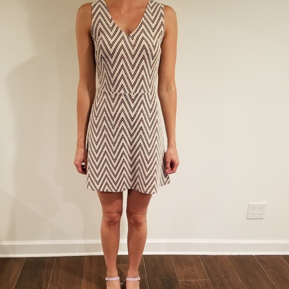Mango skater dress w/ cutout back